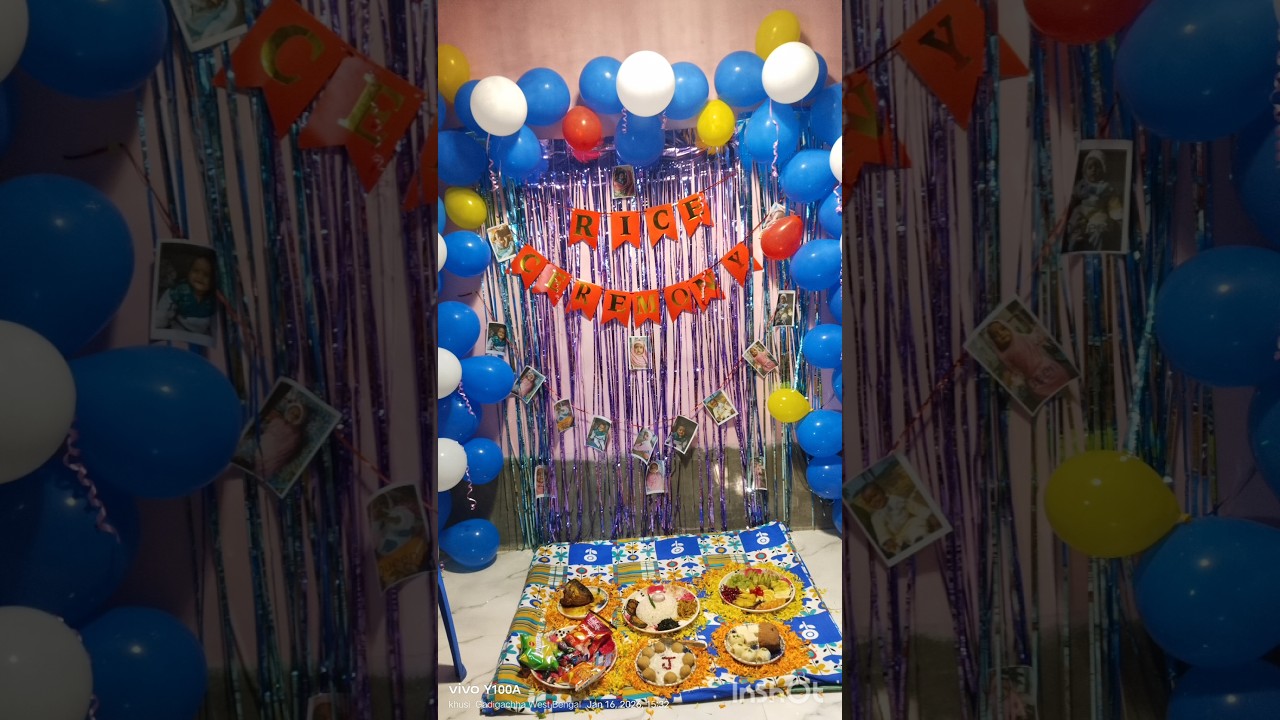 rice ceremony decoration videos 