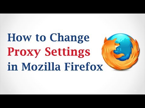 Mozilla Firefox에서 프록시 설정을 변경하는 방법