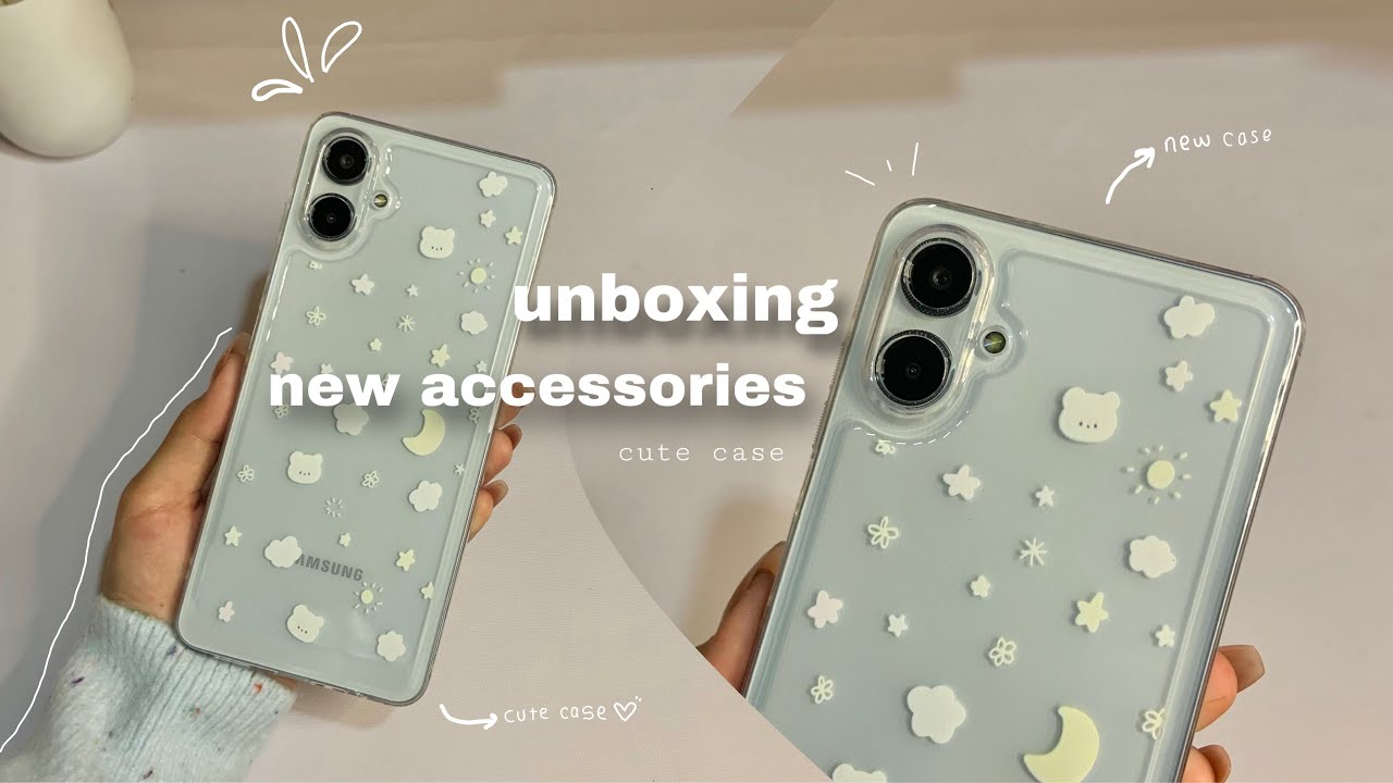 new accessories for my phone 🎐 || samsung a06 case 📦