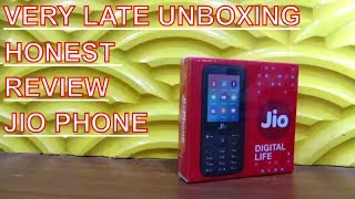 JIO PHONE | VERY LATE UNBOXING | HONEST REVIEW