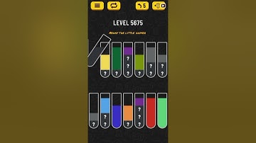 Water sort puzzle level 5675