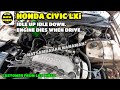 HONDA CIVIC LXi / IDLE UP IDLE DOWN / ENGINE DIES WHEN DRIVE AND AC ON / UNSTABLE IDLE.