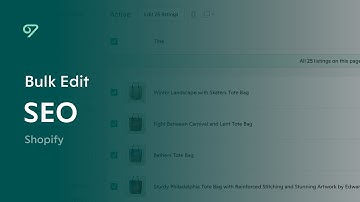 Bulk Edit Shopify SEO Settings in Vela