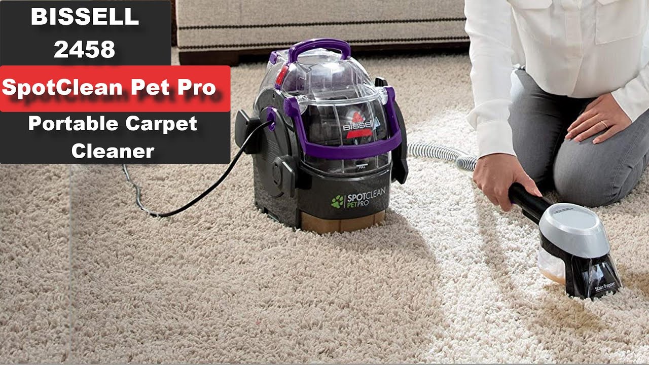 How to Use the Bissell Spotclean Pet Pro Portable Carpet Cleaner