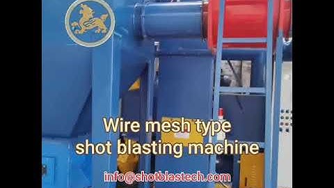Wire mesh shot blasting manufacture of dics