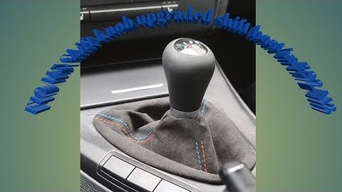 E92 M3 with F10 M5 illuminated shift knob and Coby alcantara boot upgrade!