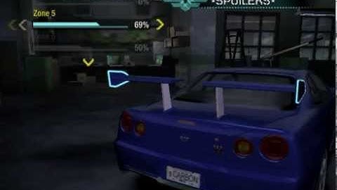 How to make 2 Fast 2 Furious Nissan Skyline in NFS CARBON (Tutorial)
