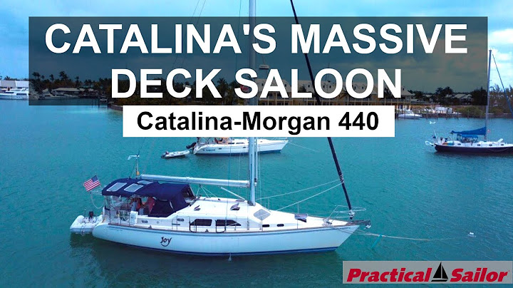 FULL TOUR of the MASSIVE Deck Saloon Catalina Morgan 440