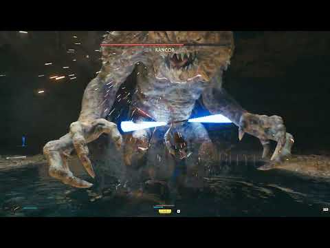 STAR WARS Jedi: Survivor - Rancor Boss Fight [4K @ Max Settings]