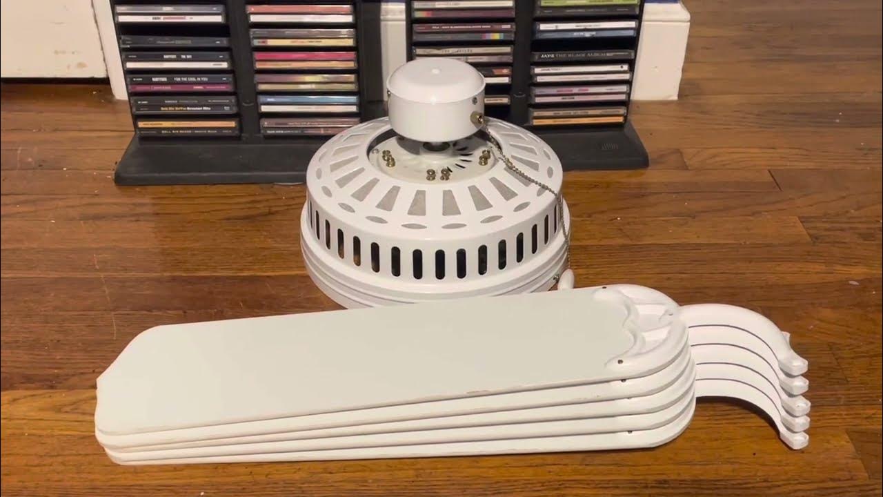 NEW FAN NuTone “HugTheCeiling” Hugger Ceiling Fan 52” (White)(Air