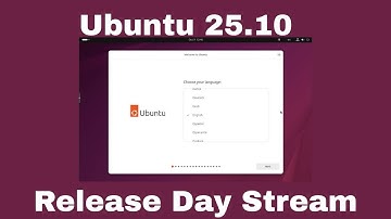 Ubuntu 25.10 Release Day Stream