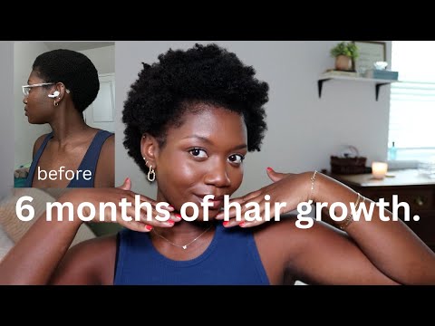 6 MONTH BIG CHOP UPDATE| Length Check, Hair Growth Challenge + more! thumbnail