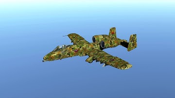 DCS A-10C "RED FURY" Re-texture