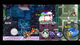 Rockman X Dive Race Mode(Challenge) Lvl 125-134 Cyber Area [Megaman X Dive]