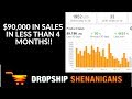 $90K IN SALES IN LESS THAN 4 MONTHS DROPSHIPPING ON AMAZON