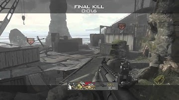 MW3 Aground Trick Shot