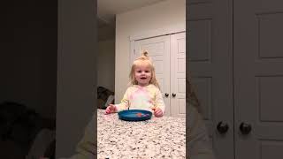 Trying the candy challenge with my 2yr old