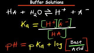 Buffer Solutions PH Calculations