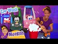 Meekahs rainbow car wash  educationals for kids  blippi and meekah kids tv