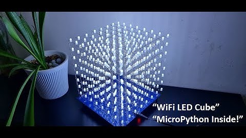 WiFi LED Cube Using MicroPython | InHouseInnovative