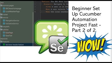 Java Cucumber TestNG Selenium Automation Framework Tutorial Part 2 of 2