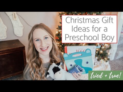 Christmas Gift Ideas for a Preschool Boy 