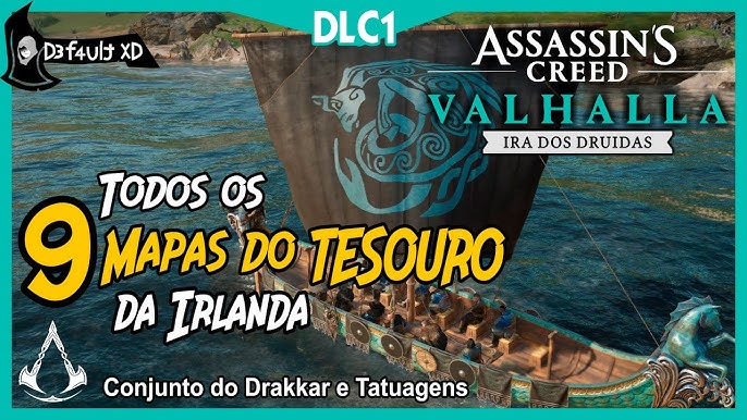 Assassins Creed Valhala - Mapa de Tesouros : u/decadencia23