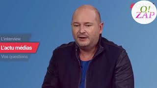 Cauet qui repond à Cecile de Menibus qui était revenu sur la scéne -18 avec Rocco Siffredi