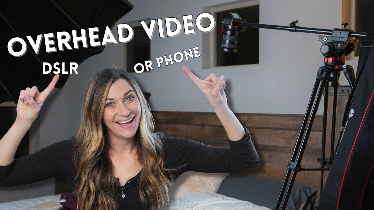 Easy DIY Overhead Video Setup  How I Shoot Videos for Clients