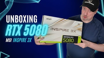 MSI RTX 5080 Inspire 3X OC Unboxing (Brought from Amazon)