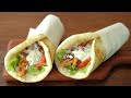 플랫브레드를 활용한 상큼한 치킨랩 만들기 :: 활용도 높은 요거트소스 레시피 :: Flatbread Chicken Wrap :: Chicken Gyros