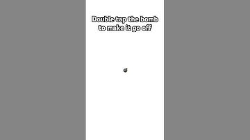 Double tap the bomb the bomb to make it explode #memes #funny #bomb