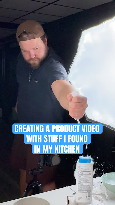 Filming a simple shampoo ad at home🧼 #videographer #productvideo #productphotography