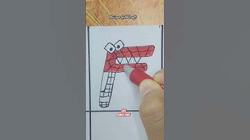 How ro draw ALPHABET LORE SPIDERMAN (F) #shorts #alphabetlore #spiderman