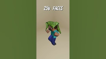 Steve Cloth Simulation #Minecraft #Steve #Cloth #Simulation #Test #Blender #Shorts