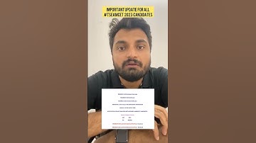 "TSEAMCET 2023 Counselling:A Must-Watch for All Candidates" #sparkacademy #tseamcet2023 #counselling