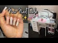 SETTING UP MY NEW NAIL DESK/ A NAIL TECH NEEDS ! 💅🏽🤍