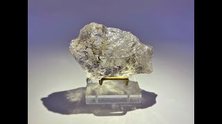 Rare Smoky Satyaloka Azeztulite Healing Stone and Crystal from Satyaloka Monastery, South India