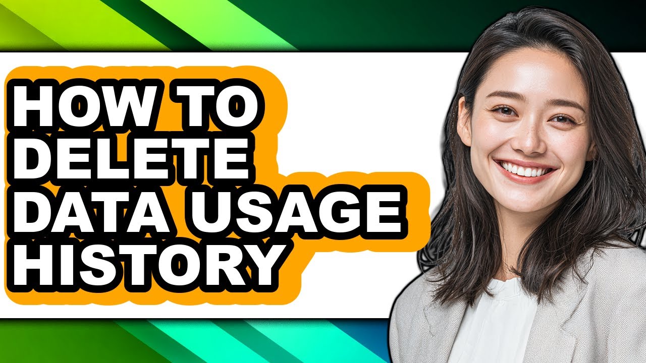 How to Delete Data Usage History - Step by Step - YouTube