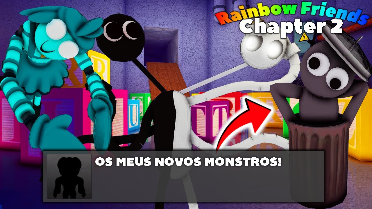 FINALMENTE! RAINBOW FRIENDS CAPÍTULO 2 VAI SER LANÇADO COM NOVO FINAL,  SECRETOS, MONSTRO E JUMPSCARE 