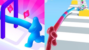 ✅Blob Stack 3D. All Levels TOP Gameplay iOS Android Mobile Games Walkthrough Max Level