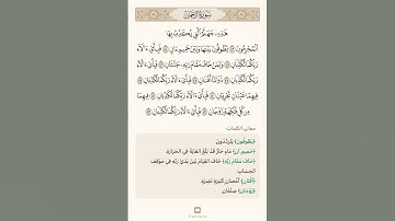 السراج في بيان غريب القران سورة الرحمن عز وجل 7 مع تلاوة الشيخ سعد الغامدي