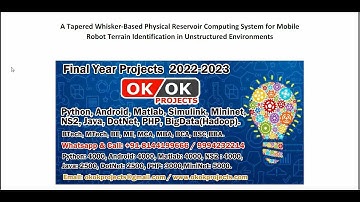A Tapered Whisker Based Physical Reservoir Computing System for Mobile Robot Terrain Identification