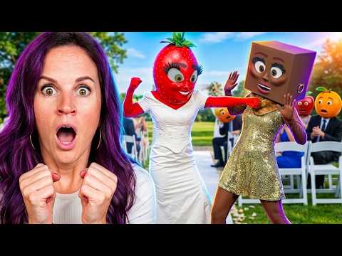 Strawberto and Chocolatina...The Wedding Secret In Real Life!