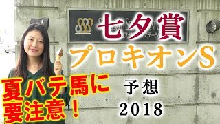 【競馬】七夕賞 2018とプロキオンステークス 2018予想 （夏バテする馬に要注意！)ヨーコヨソー