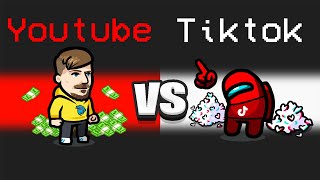 TIKTOK vs YOUTUBER Role in Among Us