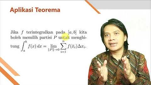 Menghitung Integral Tentu Melalui Jumlah Riemann