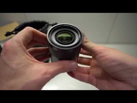 Sony E 24mm F1.8 Carl Zeiss lens SEL24F18Z - unboxing