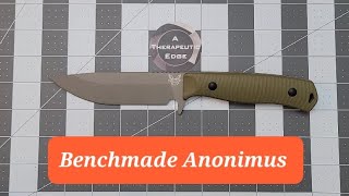Benchmade Anonimus in Cru-wear #review #benchmade #atherapeuticedge