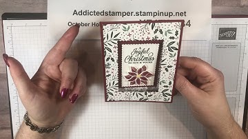 Make a Multi-Panel Fun Fold Christmas card with Stampin